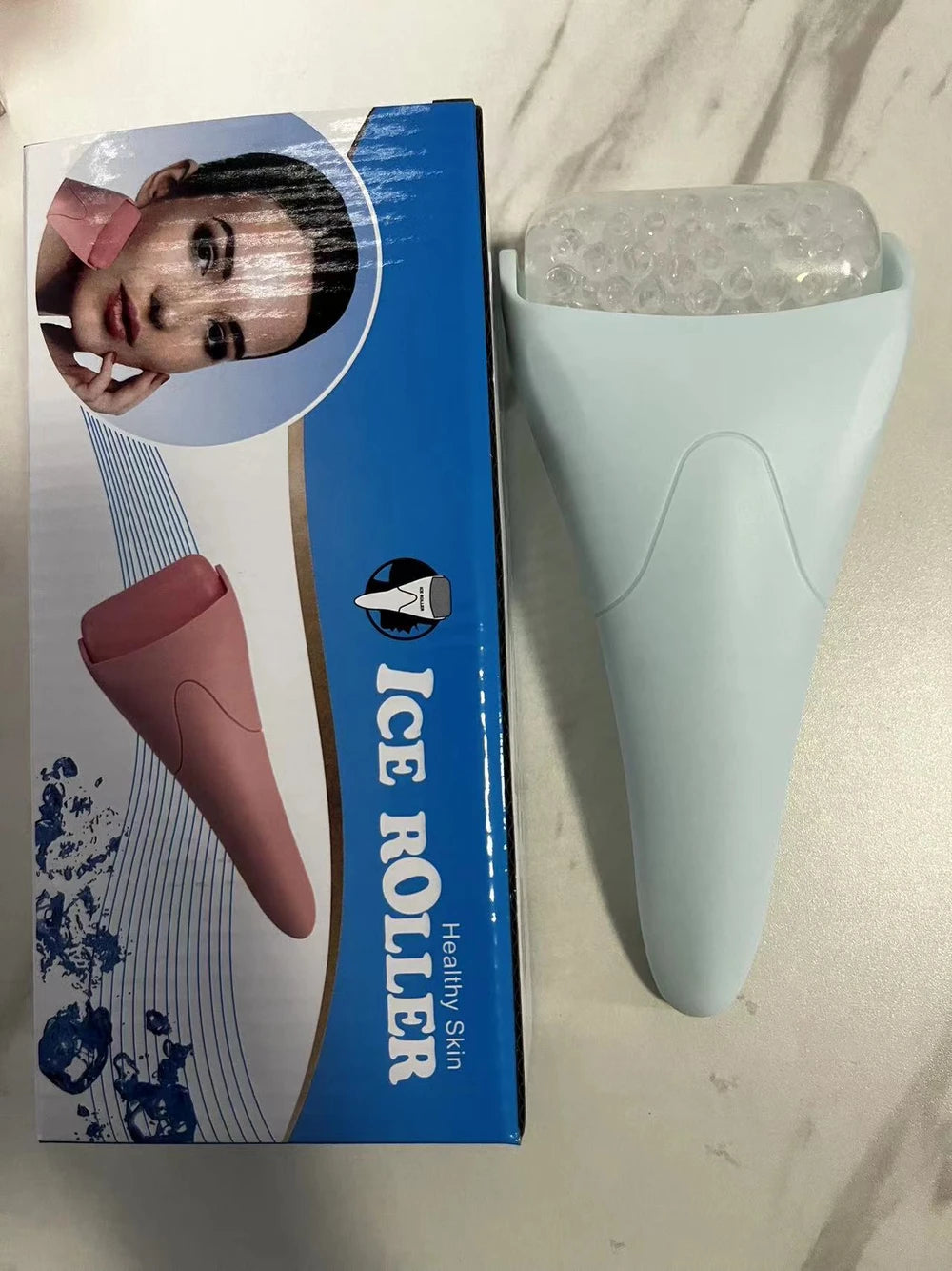 Beauty Ice Roller Face Massage Tool With Cold Balls