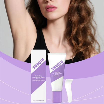 Smoothing Gentle Body Hair Removal Cream Set Pain Free Gentle Delicate Portable Armpit Leg Arm Lip Hair Aloe Vera Removal Cream