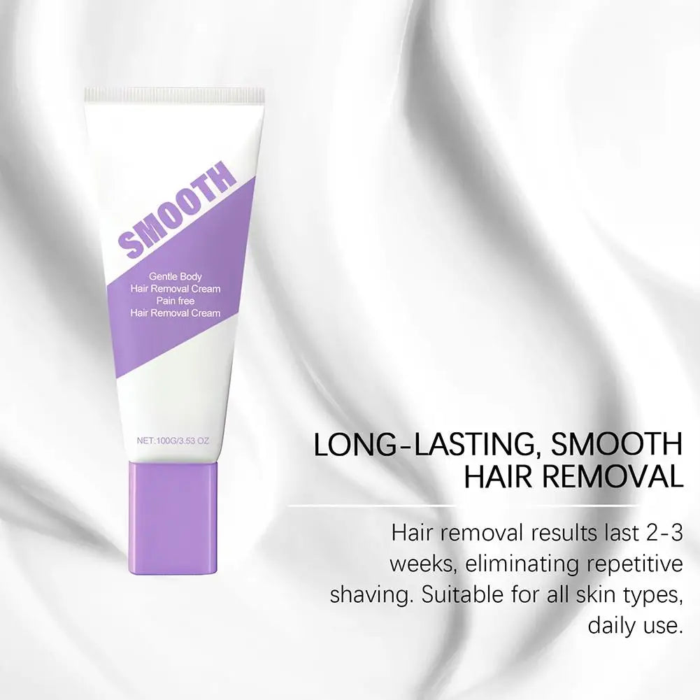 Smoothing Gentle Body Hair Removal Cream Set Pain Free Gentle Delicate Portable Armpit Leg Arm Lip Hair Aloe Vera Removal Cream